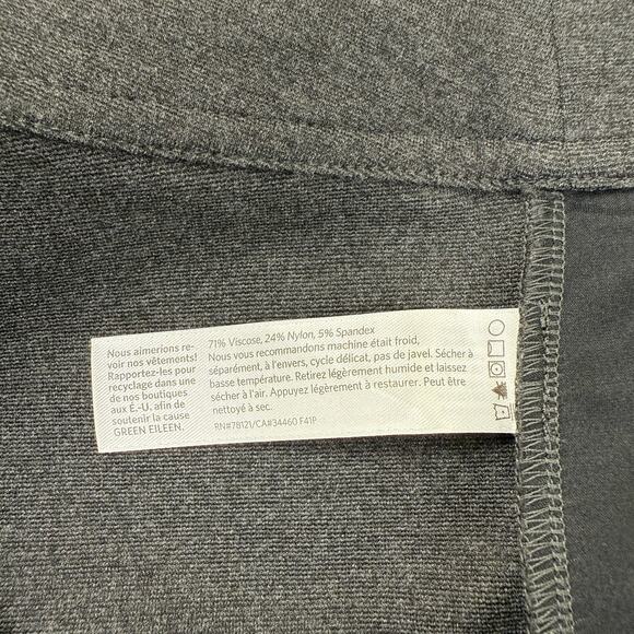 Eileen Fisher Trouser Pants Womens Small 32x30 Gray Tapered Stretch Zip‎ Pockets - Picture 6 of 8